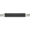 Thumbnail Image 2 of Men's Black Diamond Bracelet 2 ct tw Round 10K White Gold 8.5"