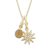 Thumbnail Image 1 of Charm'd by Lulu Frost Freshwater Cultured Pearl Star & Natural Citrine Birthstone Charm 18" Box Chain Necklace Set 10K Yellow Gold