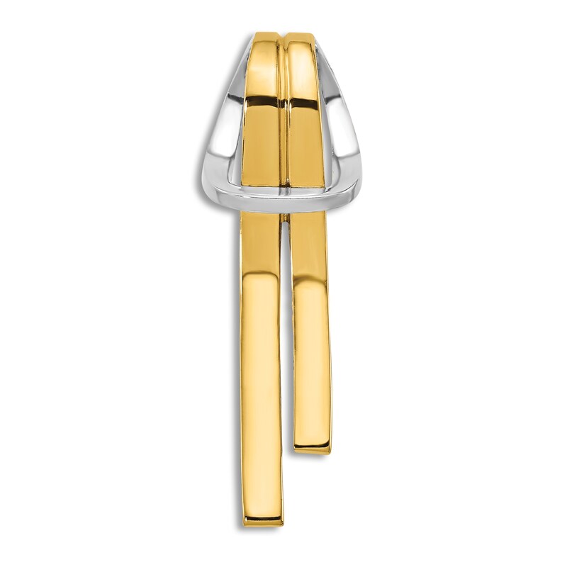 Main Image 1 of High-Polish Knot Slide Charm 14K Two-Tone Gold