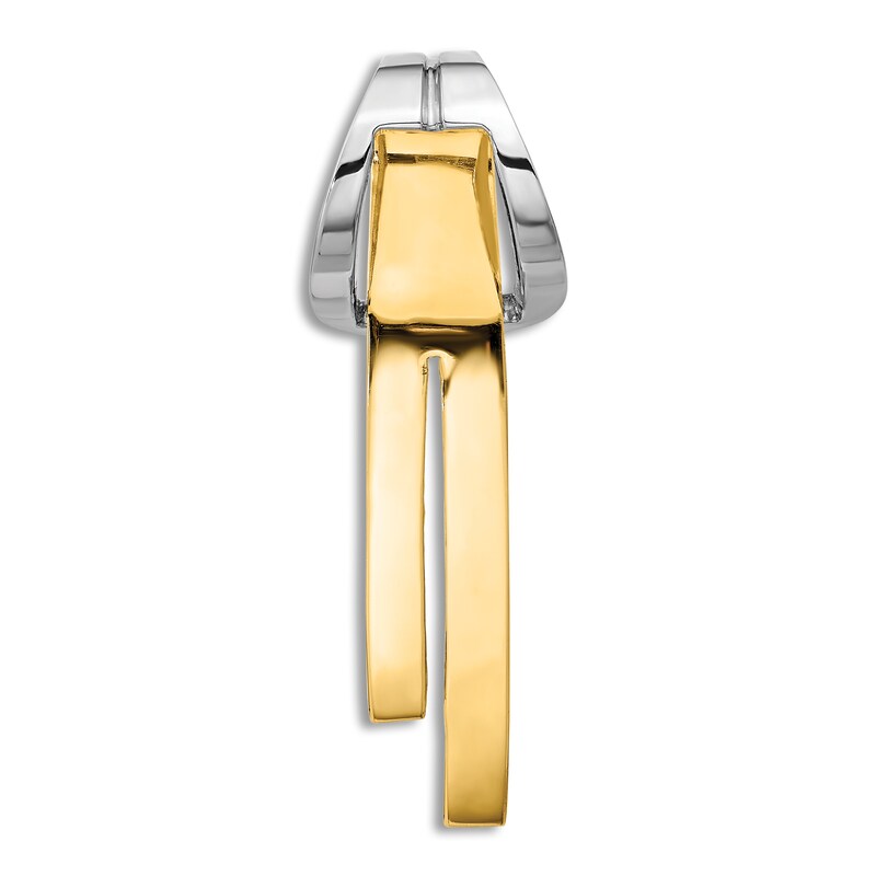 Main Image 3 of High-Polish Knot Slide Charm 14K Two-Tone Gold