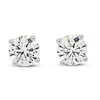 Thumbnail Image 1 of Lab-Grown Diamond Solitaire Earrings 1-1/4 ct tw Round 14K White Gold (SI2/F)