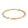 Thumbnail Image 1 of Italia D'Oro Diamond-Cut Twisted Bangle Bracelet 14K Yellow Gold
