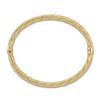 Thumbnail Image 3 of Italia D'Oro Diamond-Cut Twisted Bangle Bracelet 14K Yellow Gold