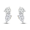 Thumbnail Image 1 of Diamond Earrings 1/2 ct tw Pear/Round 14K Yellow Gold