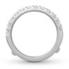 Thumbnail Image 2 of Diamond Anniversary Enhancer Band 1-1/2 ct tw Round 14K White Gold
