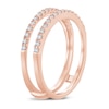 Thumbnail Image 2 of Diamond Anniversary Enhancer Band 1/4ct tw Round 14K Rose Gold