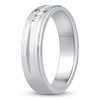 Thumbnail Image 2 of Men's Diamond Anniversary Band 1/4 ct tw Round 14K White Gold
