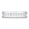 Thumbnail Image 3 of Men's Diamond Anniversary Band 1/4 ct tw Round 14K White Gold