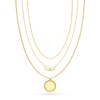 Thumbnail Image 0 of Triple Chain Necklace Set 14K Yellow Gold