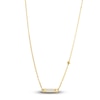 Thumbnail Image 0 of Crivelli Diamond Bar Necklace 5/8 ct tw Round 18K Yellow Gold 18"
