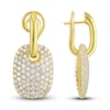Thumbnail Image 0 of Crivelli Diamond Dangle Earrings 3-5/8 ct tw Round 18K Yellow Gold