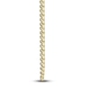 Thumbnail Image 3 of The New Fashioned Men's Bourbon-Colored & White Diamond Necklace 6 ct tw Round 10K Yellow Gold 22”