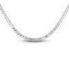 Thumbnail Image 2 of Emerald-Cut Lab-Grown Diamond Tennis Necklace 26-1/2 ct tw 14K White Gold