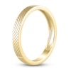 Thumbnail Image 2 of High-Polish Textured Wedding Band 14K Yellow Gold 2.90mm