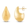 Thumbnail Image 2 of Teardrop Stud Earrings 14K Yellow Gold 30mm