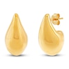 Thumbnail Image 3 of Teardrop Stud Earrings 14K Yellow Gold 30mm