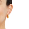 Thumbnail Image 4 of Teardrop Stud Earrings 14K Yellow Gold 30mm
