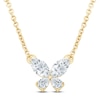 Thumbnail Image 0 of Pnina Tornai Marquise & Pear-Shaped Diamond Butterfly Necklace 3/8 ct tw 14K Yellow Gold