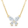 Thumbnail Image 1 of Pnina Tornai Marquise & Pear-Shaped Diamond Butterfly Necklace 3/8 ct tw 14K Yellow Gold