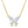 Thumbnail Image 0 of Pnina Tornai Marquise & Pear-Shaped Diamond Butterfly Necklace 3/8 ct tw 14K Yellow Gold