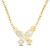 Thumbnail Image 3 of Pnina Tornai Marquise & Pear-Shaped Diamond Butterfly Necklace 3/8 ct tw 14K Yellow Gold