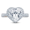 Thumbnail Image 2 of Pnina Tornai Lab-Created Diamond Heart-Shaped Engagement Ring 3-5/8 ct tw 14K White Gold