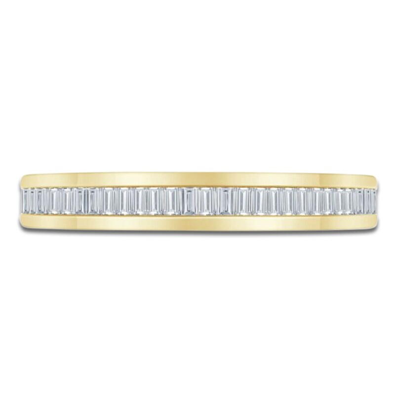 Main Image 3 of Pnina Tornai Baguette-Cut Lab-Grown Diamond Anniversary Ring 1/3 ct tw 14K Yellow Gold