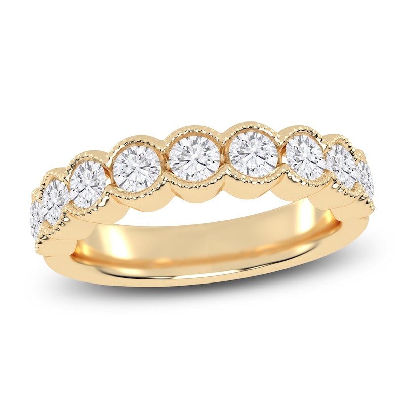 Main Image 1 of Created By Jared Studio Lab-Grown Diamond Anniversary Ring 1 ct tw 14K Yellow Gold