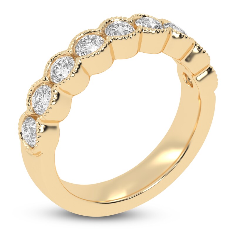 Main Image 2 of Created By Jared Studio Lab-Grown Diamond Anniversary Ring 1 ct tw 14K Yellow Gold