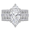 Thumbnail Image 3 of Marquise-Cut Created By Jared Studio Lab-Grown Diamond Engagement Ring 4-3/4 ct tw 14K White Gold