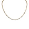 Thumbnail Image 1 of Matinee by A Link Diamond Abbracci Tennis Necklace 6-3/8 ct tw 18K Yellow Gold 16"