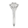 Thumbnail Image 3 of J'Lure Octagon Step-Cut Lab-Grown Diamond Halo Bypass Engagement Ring 1-5/8 ct tw 18K White Gold