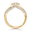 Thumbnail Image 2 of J'Lure Lab-Grown Diamond Square-Emerald Step-Cut Engagement Ring 1-3/8 ct tw 18K Yellow Gold