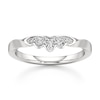 Thumbnail Image 1 of J'Lure Lab-Grown Diamond Scalloped Wedding Band 1/5 ct tw 18K White Gold