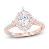 Thumbnail Image 1 of Pnina Tornai Oval-Cut Diamond Halo Engagement Ring 1-1/3 ct tw 14K Rose Gold