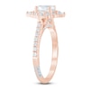 Thumbnail Image 2 of Pnina Tornai Oval-Cut Diamond Halo Engagement Ring 1-1/3 ct tw 14K Rose Gold