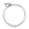 Thumbnail Image 2 of J'Lure Carre Step-Cut Lab-Grown Diamond Contour Wedding Band 1/2 ct tw 18K White Gold