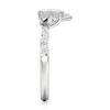 Thumbnail Image 3 of J'Lure Carre Step-Cut Lab-Grown Diamond Contour Wedding Band 1/2 ct tw 18K White Gold