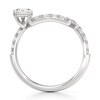 Thumbnail Image 2 of J'Lure Shield Step-Cut Lab-Grown Diamond Contour Wedding Band 7/8 ct tw 18K White Gold