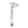 Thumbnail Image 3 of J'Lure Shield Step-Cut Lab-Grown Diamond Contour Wedding Band 7/8 ct tw 18K White Gold