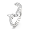Thumbnail Image 4 of J'Lure Shield Step-Cut Lab-Grown Diamond Contour Wedding Band 7/8 ct tw 18K White Gold