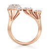 Thumbnail Image 2 of J'Lure Square-Emerald Step-Cut Lab-Grown Diamond Engagement Ring 2-1/6 ct tw 18K Rose Gold