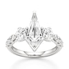 Thumbnail Image 1 of J'Lure Kite Step-Cut Lab-Grown Diamond Engagement Ring 3-1/2 ct tw 18K White Gold