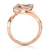 Thumbnail Image 2 of J'Lure Leaf Step-Cut Lab-Grown Diamond Engagement Ring 1 ct tw 18K Rose Gold