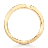 Thumbnail Image 2 of J'Lure Baguette-Cut Lab-Grown Diamond Contour Wedding Band 3/8 ct tw 18K Yellow Gold