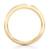 Thumbnail Image 2 of J'Lure Baguette-Cut Lab-Grown Diamond Contour Wedding Band 3/8 ct tw 18K Yellow Gold