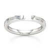 Thumbnail Image 1 of J'Lure Baguette-Cut Lab-Grown Diamond Contour Wedding Band 1/3 ct tw 18K White Gold