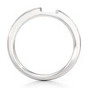 Thumbnail Image 2 of J'Lure Baguette-Cut Lab-Grown Diamond Contour Wedding Band 1/3 ct tw 18K White Gold
