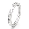 Thumbnail Image 4 of J'Lure Baguette-Cut Lab-Grown Diamond Contour Wedding Band 1/3 ct tw 18K White Gold