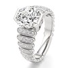 Thumbnail Image 4 of J'Lure Octagon Brilliant-Cut Lab-Grown Diamond Engagement Ring 3-3/8 ct tw 18K White Gold